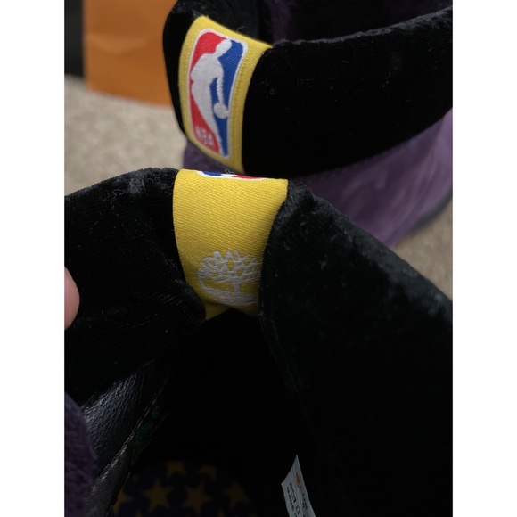 Boys Timberland x NBA Los Angeles Lakers Ankle Boots - Picture 6 of 16